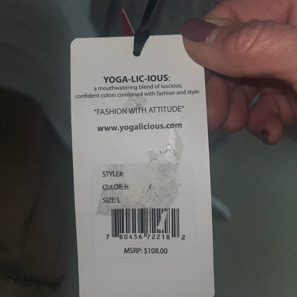 Yogalicious Sleeveless Jacket size lg - Picture 5 of 7